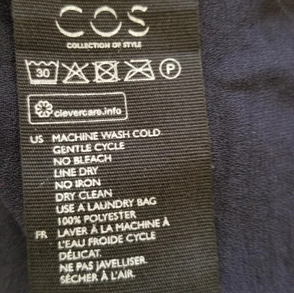 COS Navy Blue Sleeveless Maxi Dress - Picture 8 of 15